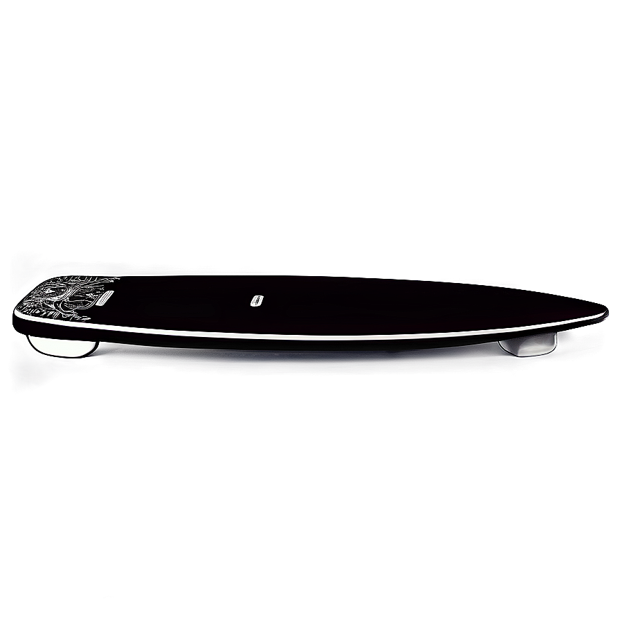 Black And White Surfboard Png 2 PNG