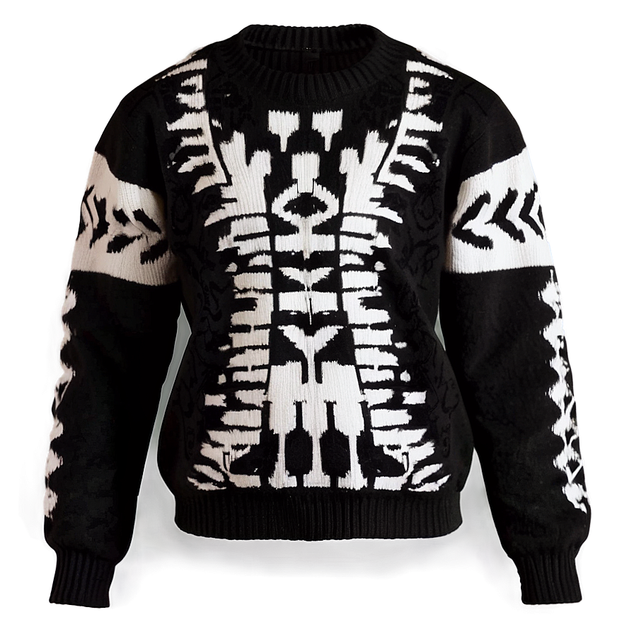 Black And White Sweater Png Ekg PNG