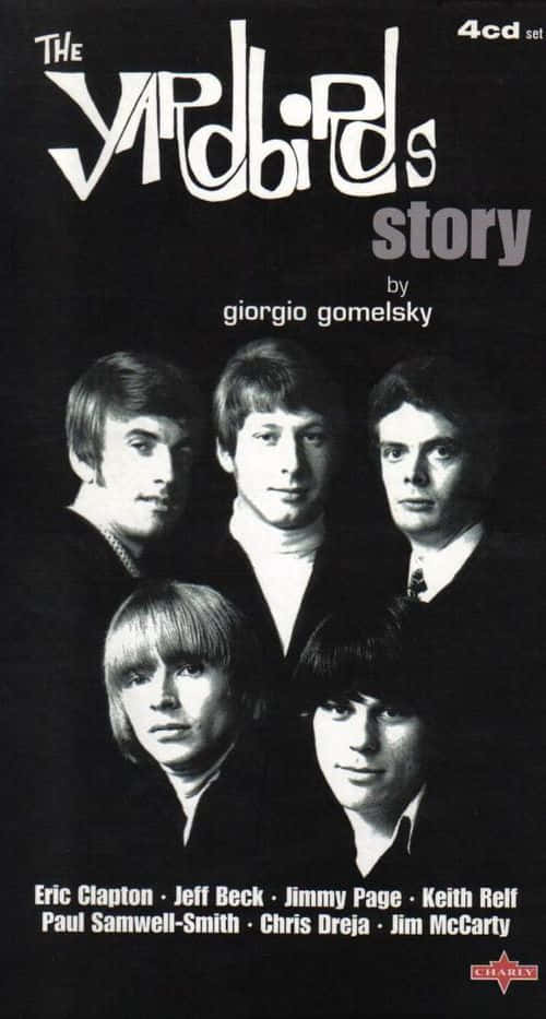 Sort og hvid The Yardbirds Story Cover Wallpaper