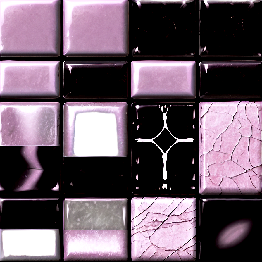 Black And White Tile Classics Png 06202024 PNG