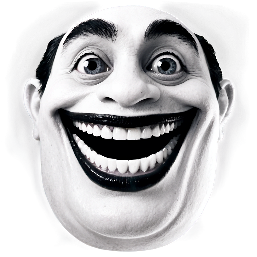 Black And White Trollface Png Raj PNG