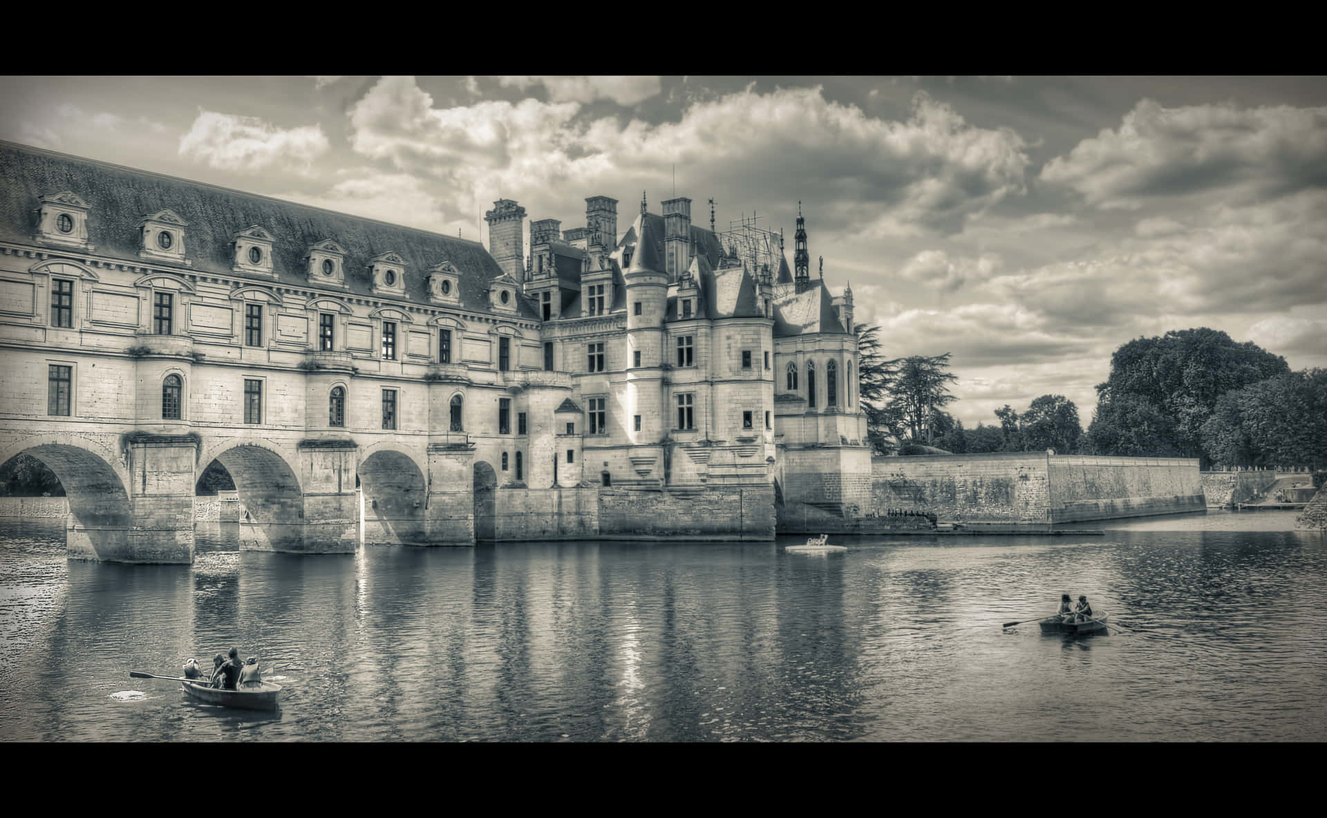 Black And White Vintage Chenonceau Picture