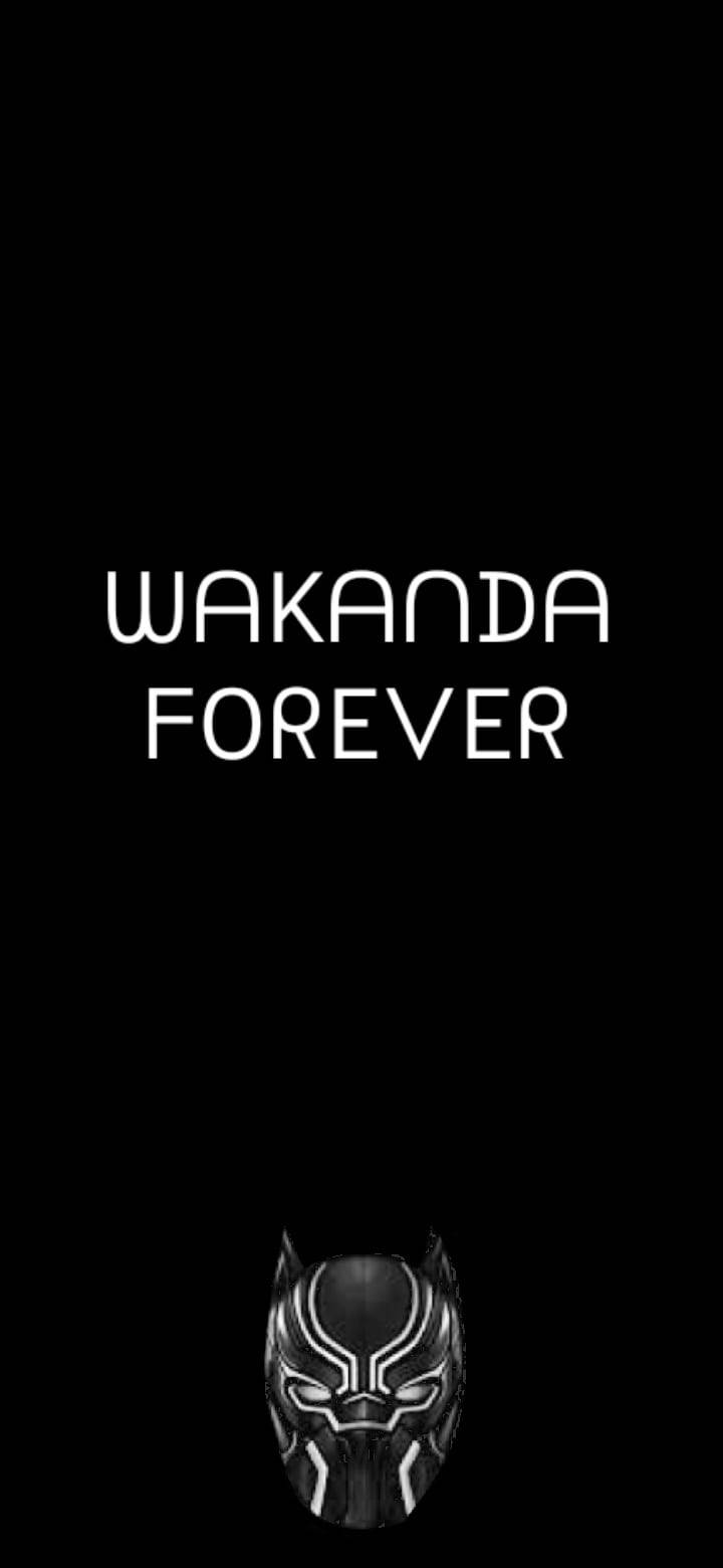 Sort Og Hvid Wakanda Forever Wallpaper