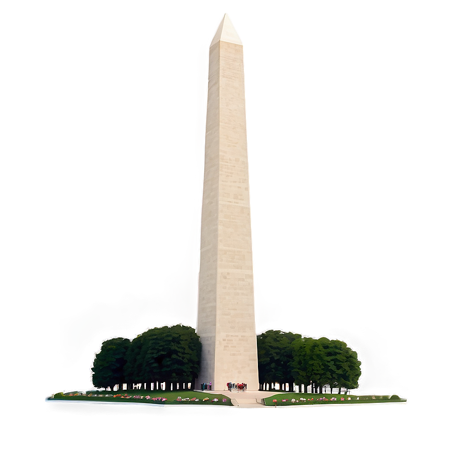 Black And White Washington Monument Png Bst PNG