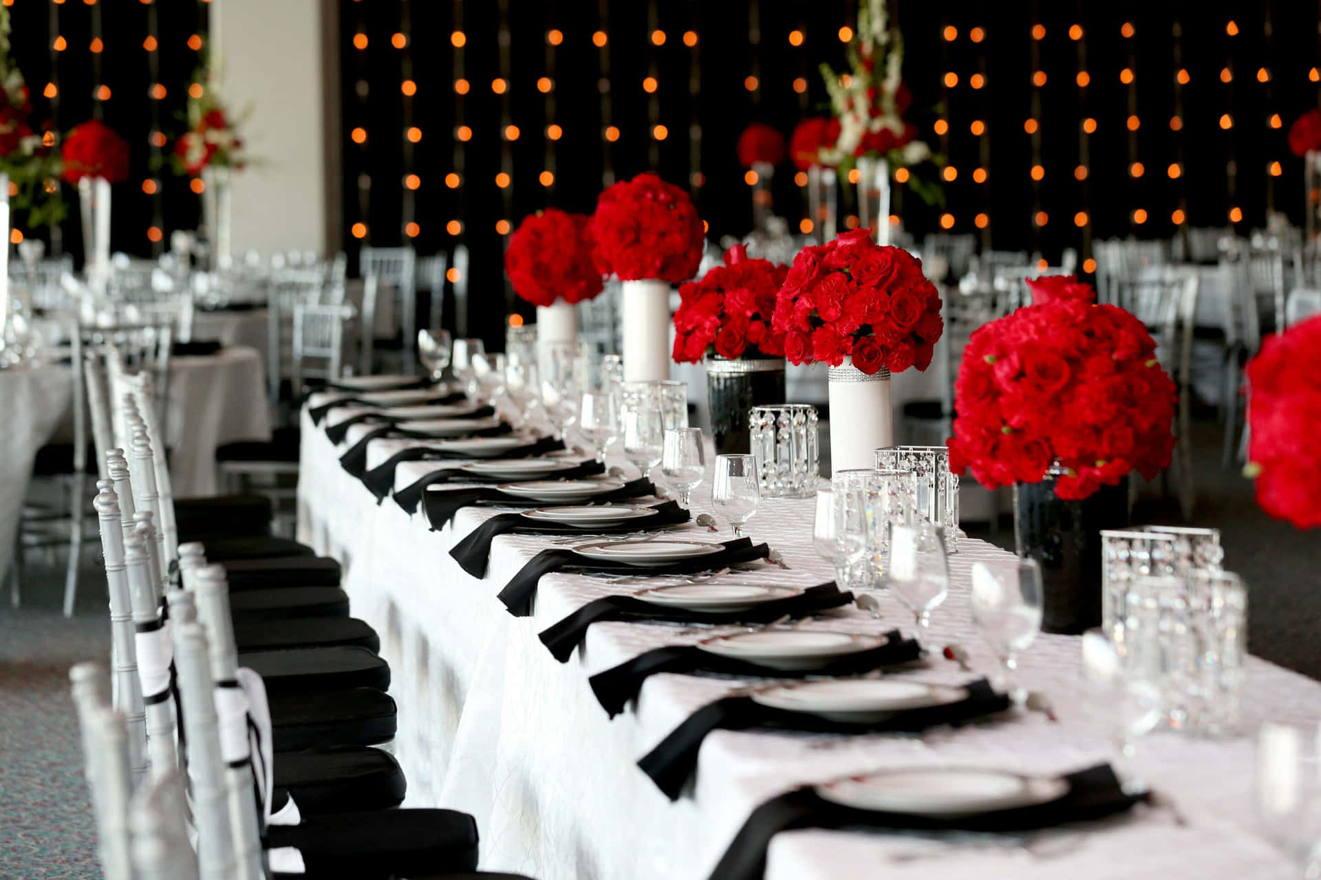 Captivating Black and White Wedding Moment Wallpaper