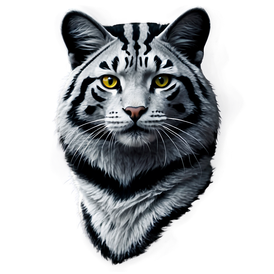 Black And White Wildcat Png 68 PNG