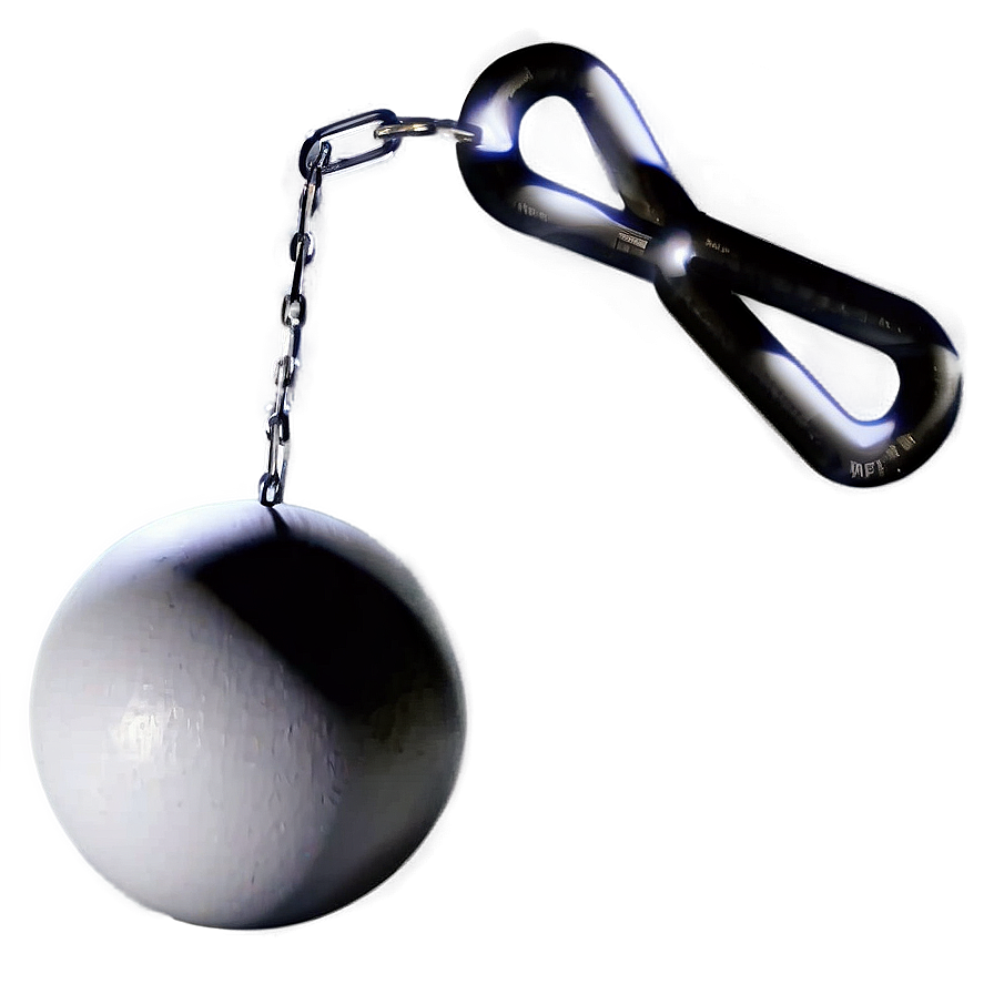 Black And White Wrecking Ball Png 3 PNG