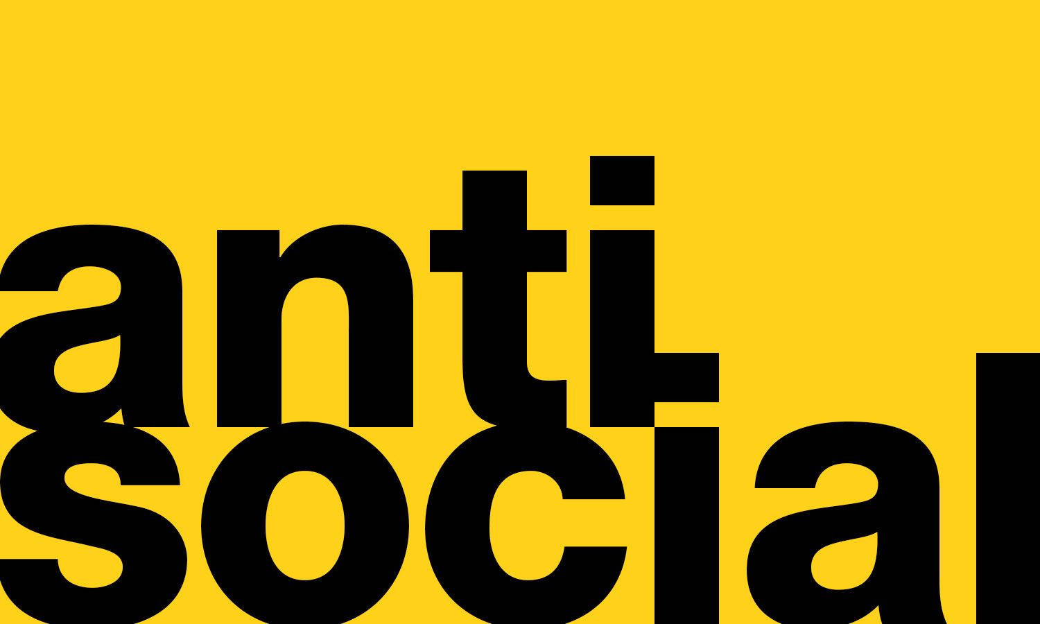 Black And Yellow Anti Social
