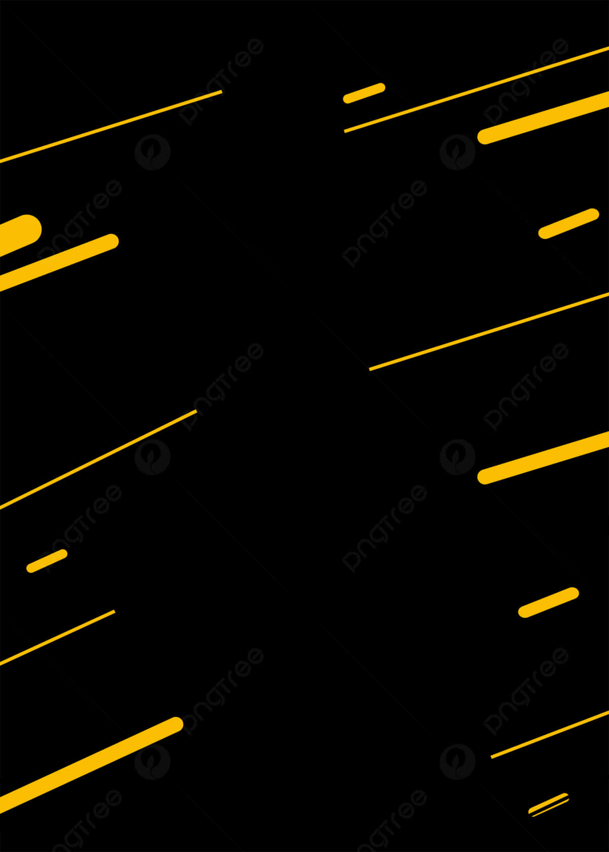 A bold black, yellow and white geometric backdrop