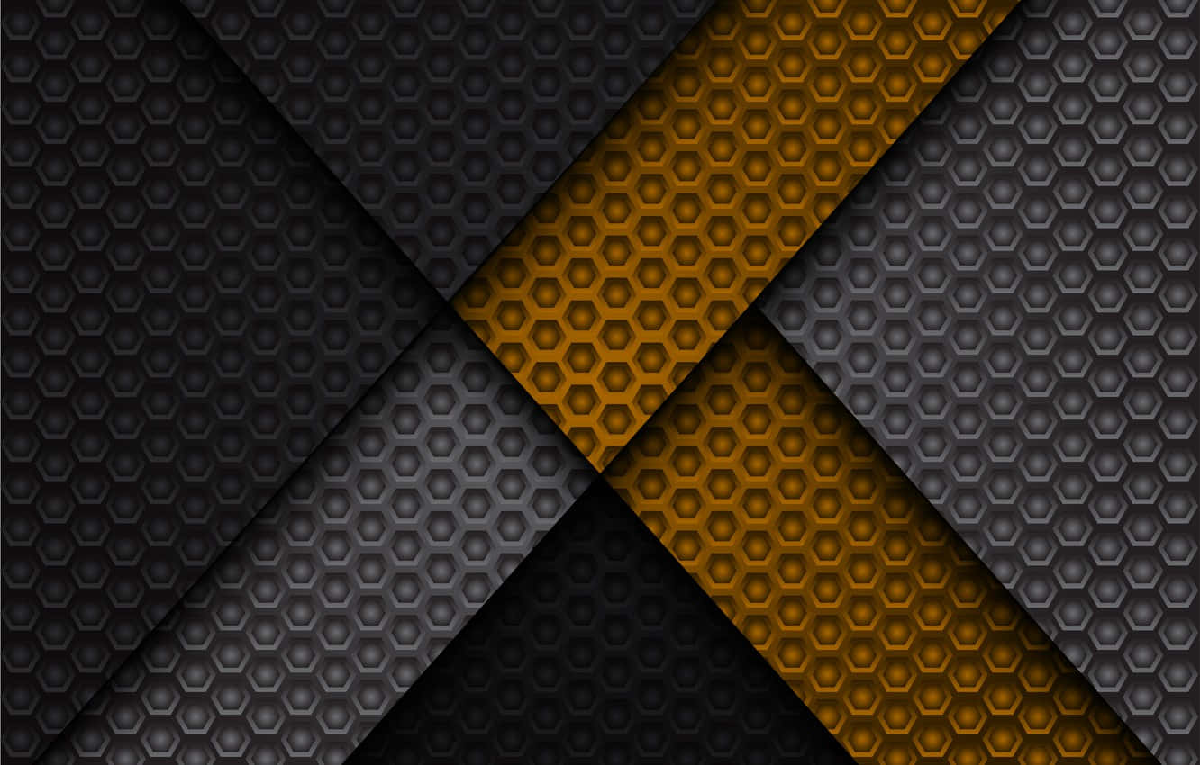 An abstract black and yellow background