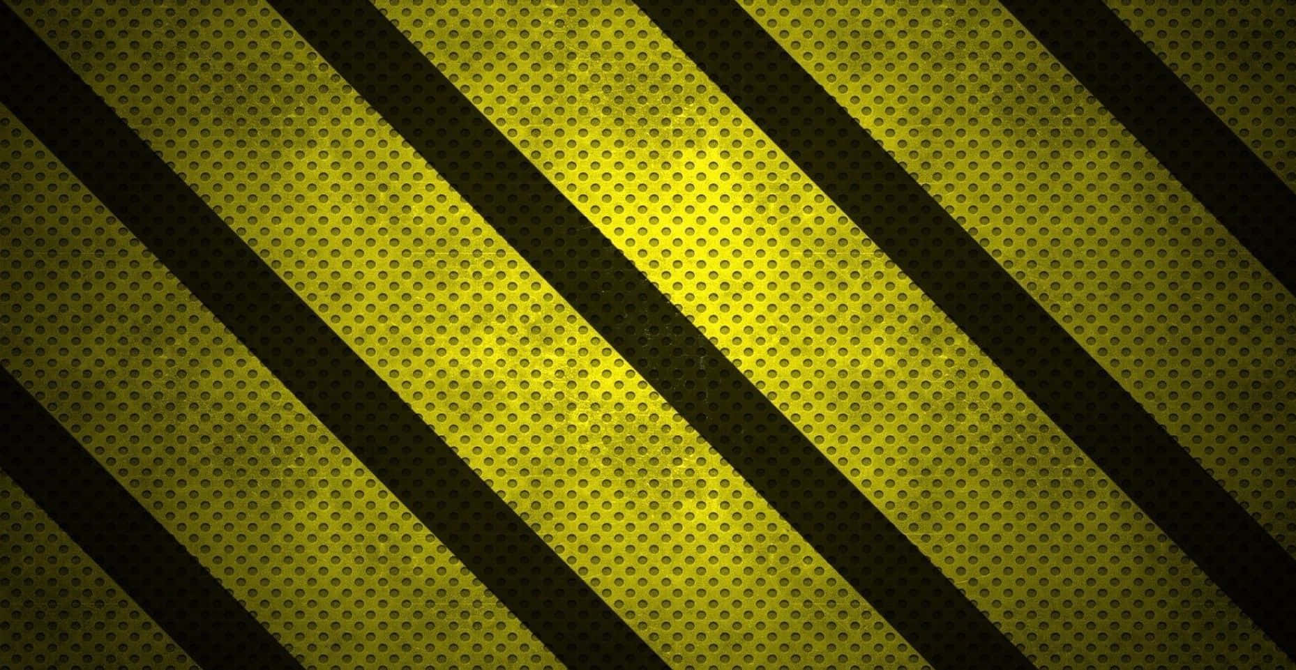 Yellow And Black Striped Background