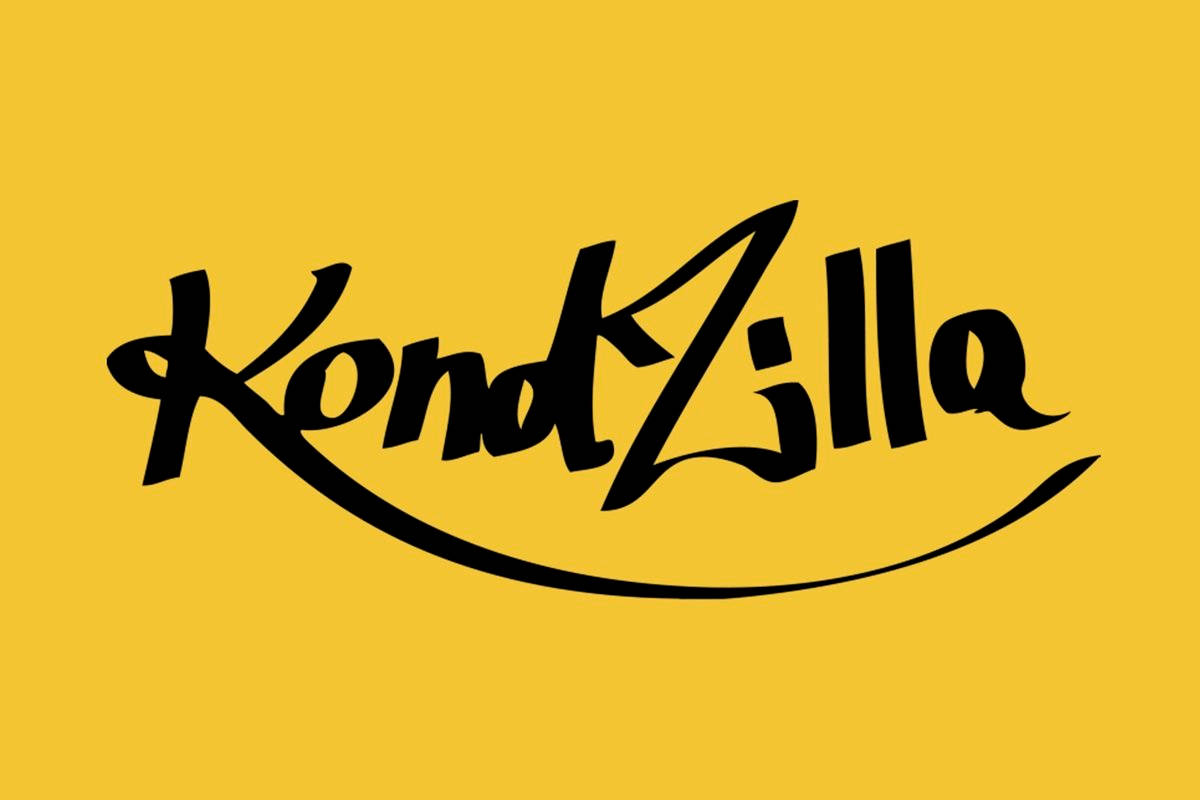 Download Black And Yellow Canal Kondzilla Logo Wallpaper | Wallpapers.com
