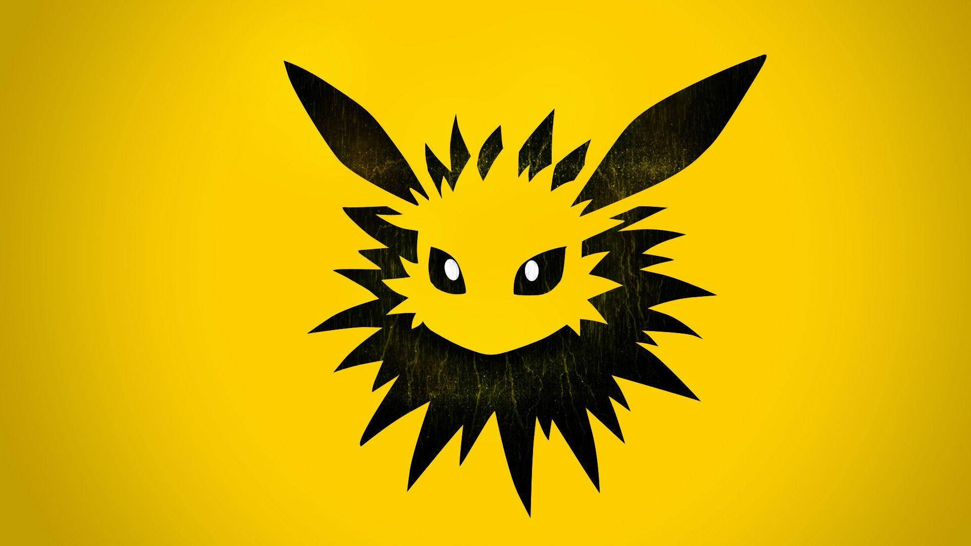 Black And Yellow Jolteon Background