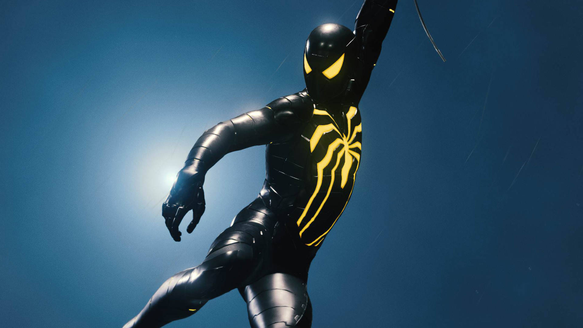 Black And Yellow Spiderman Wallpaper