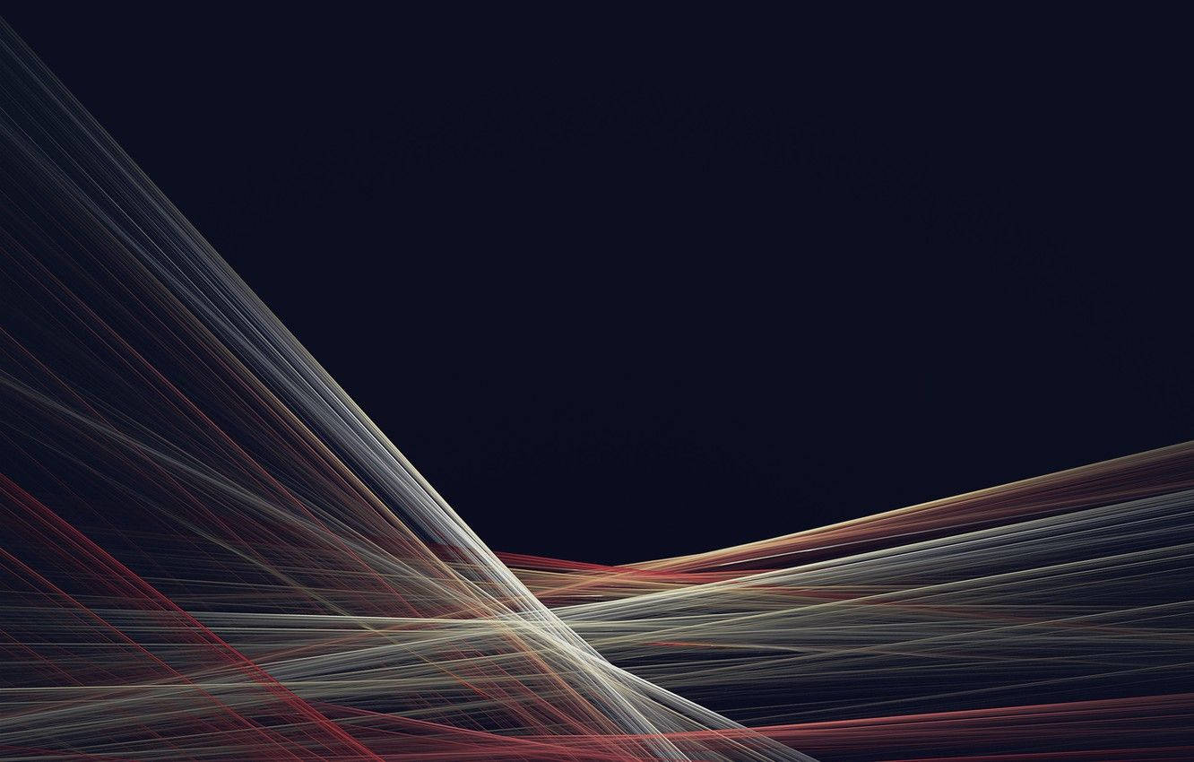 Black Android Colorful Line Patterns