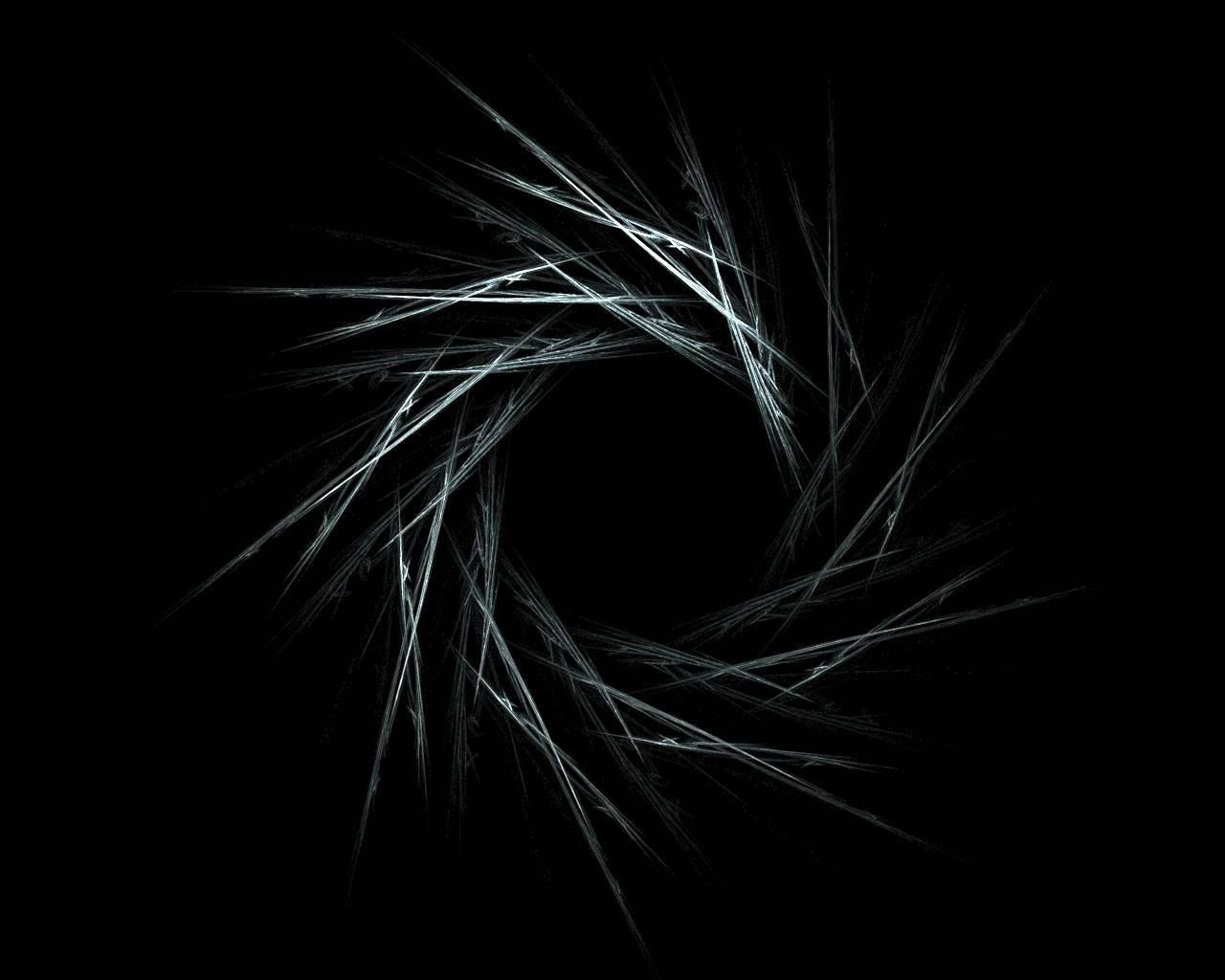 Black Android Rough Spiral Lines
