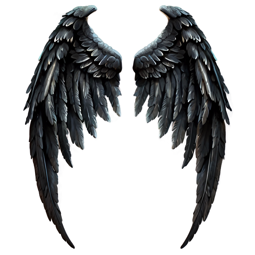 Black Angel Wings Png Xev PNG