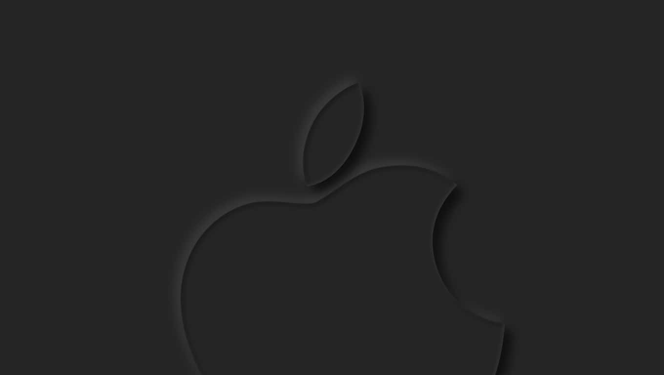 "The Black Apple Logo" Wallpaper