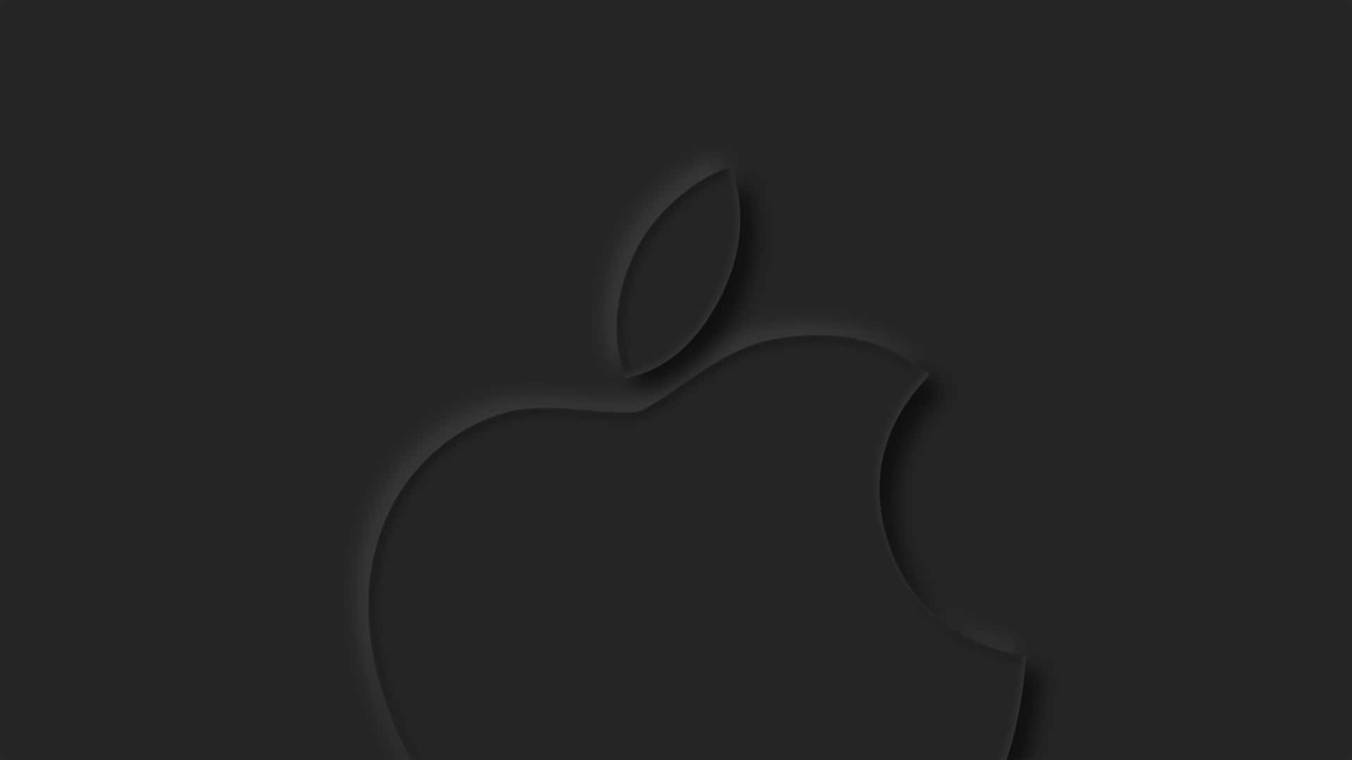 Logotipode Apple En Negro. Fondo de pantalla