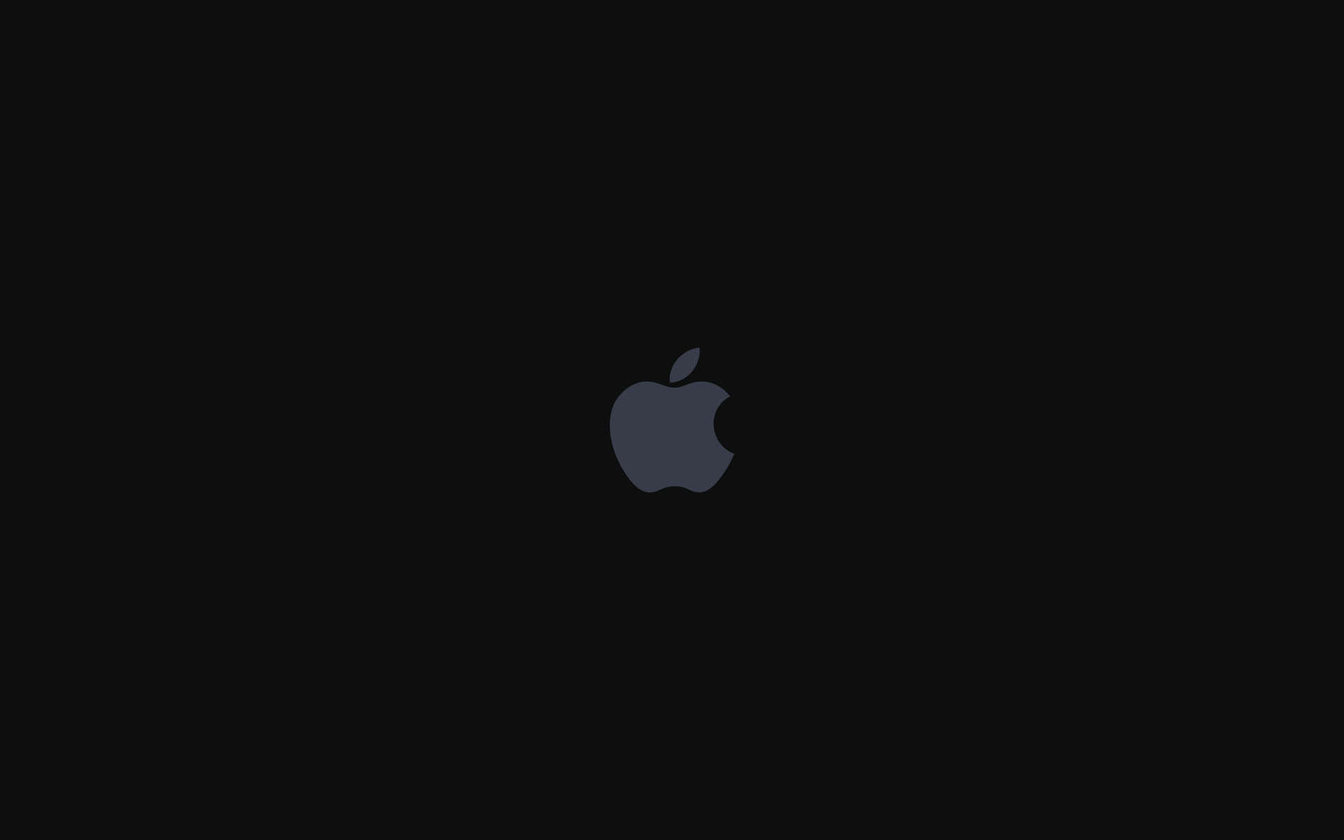 Download A Minimalistic Classic - The Black Apple Logo Wallpaper |  