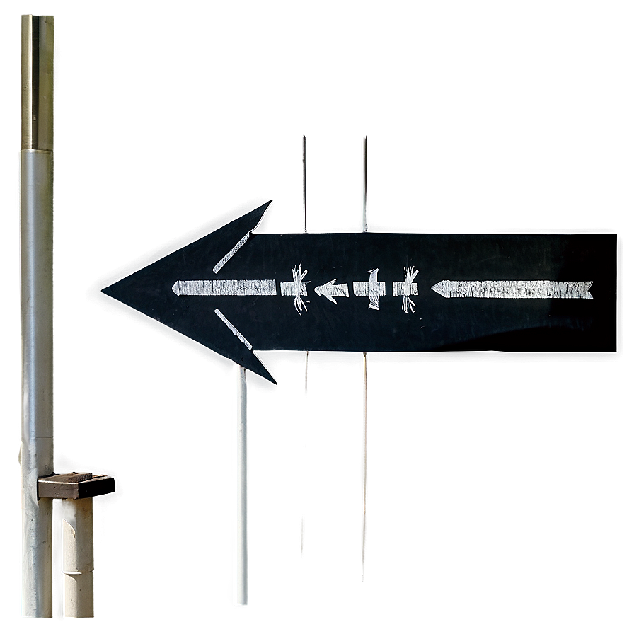 Black Arrow For Signage Png Qaj PNG