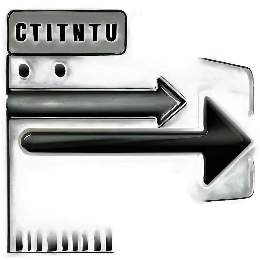 Black Arrow For Slide Deck Png 39 PNG