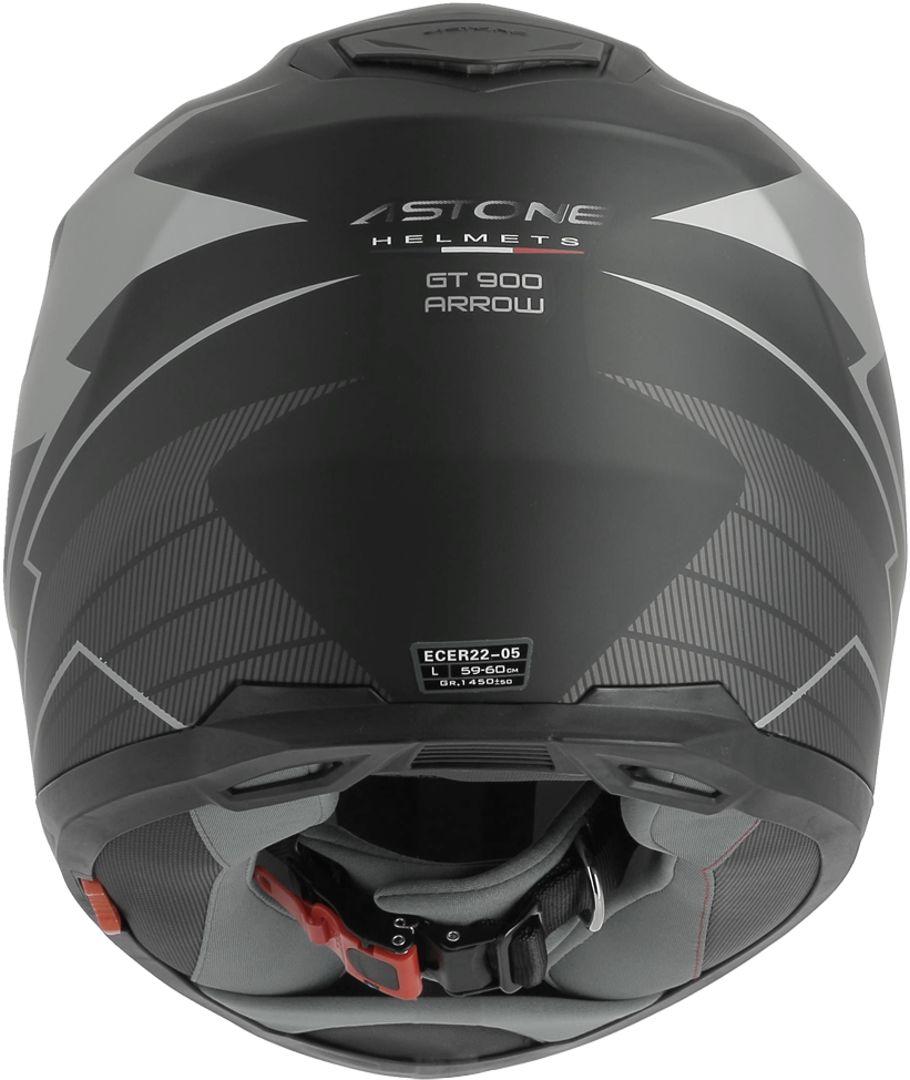 Black Astone G T800 Arrow Motorcycle Helmet PNG