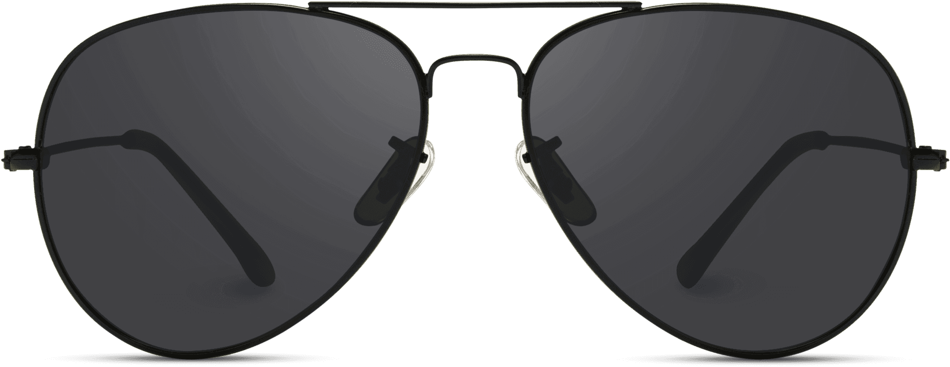 Black Aviator Sunglasses PNG