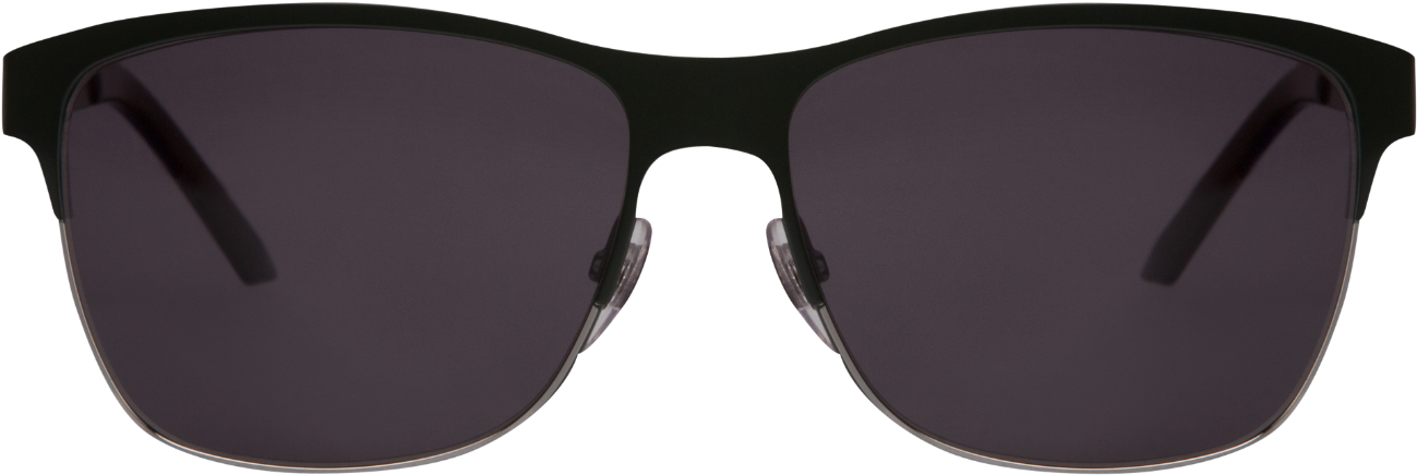 Black Aviator Sunglasses Transparent Background PNG