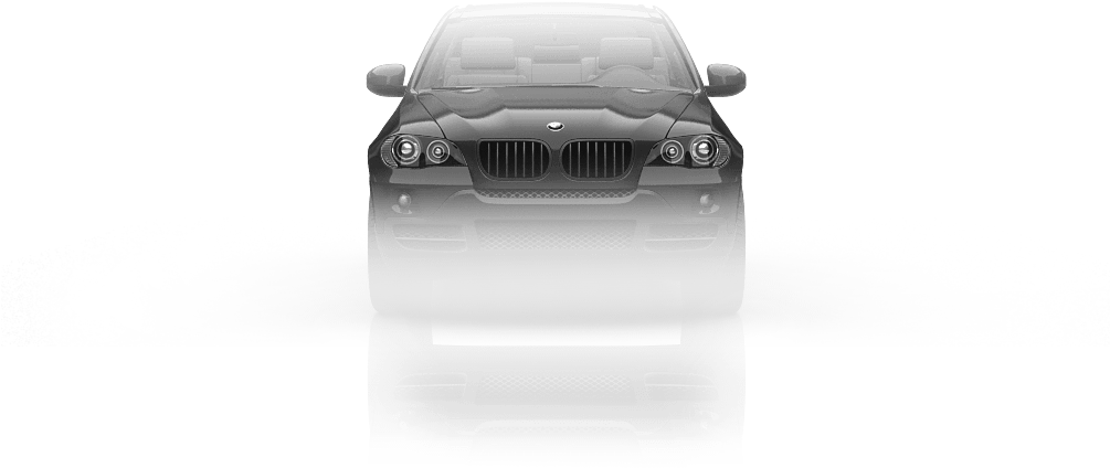 Black B M W Front View PNG