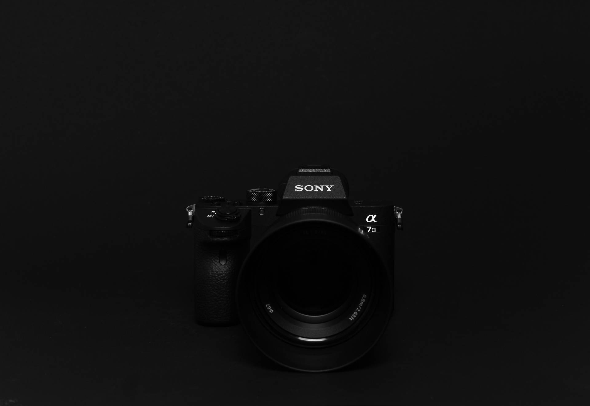 Black Background Sony Camera