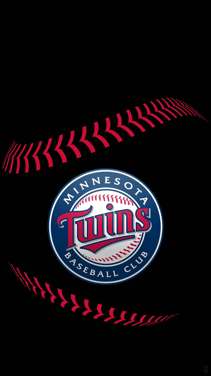 Sort Baseball Minnesota Twins Baggrundsbillede. Wallpaper