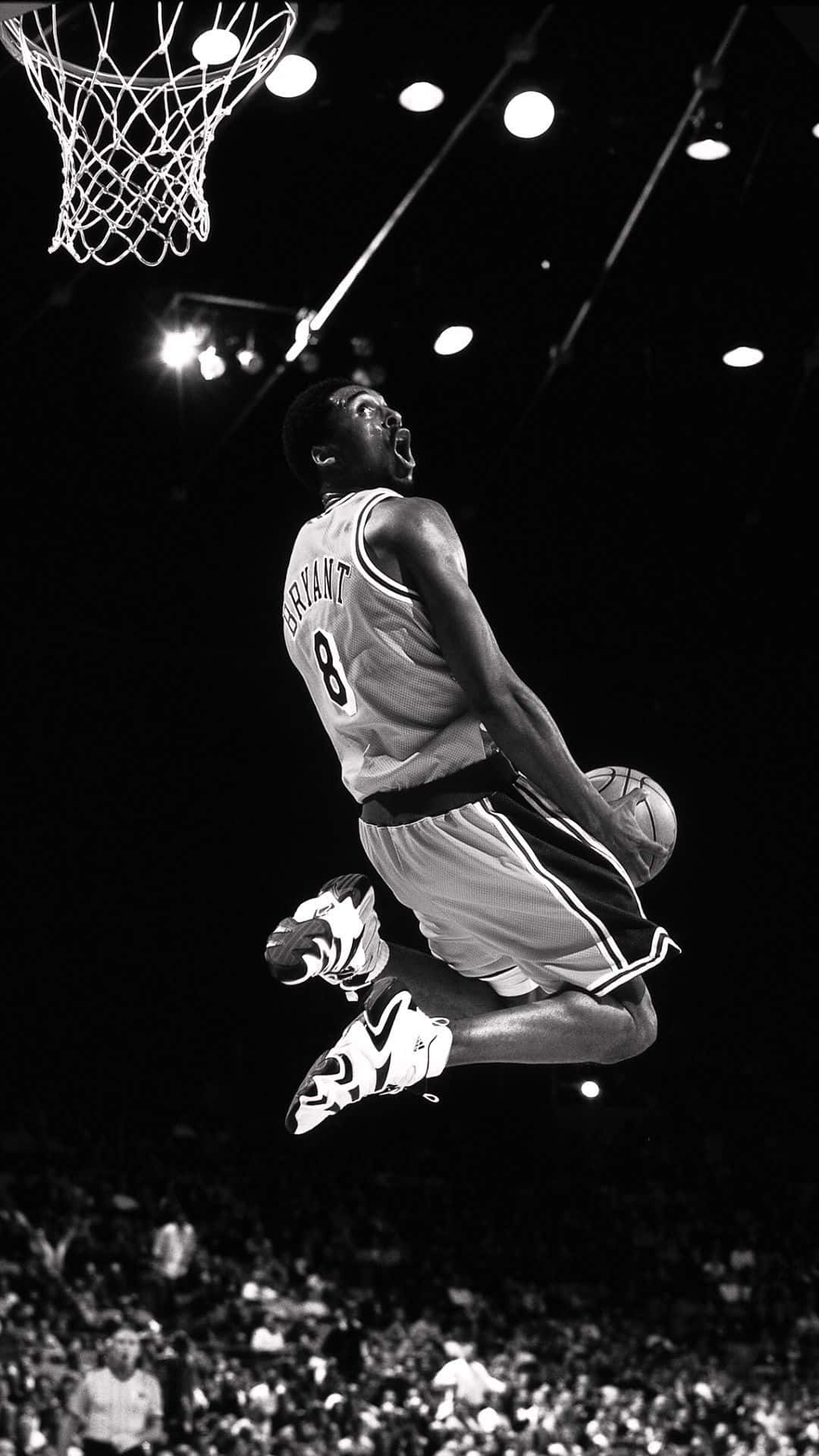 Basketball Kobe Bryant sort Mamba Grafik Tapet Wallpaper