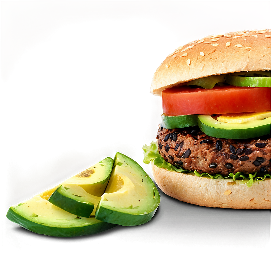 Black Bean Burger Png Arp PNG