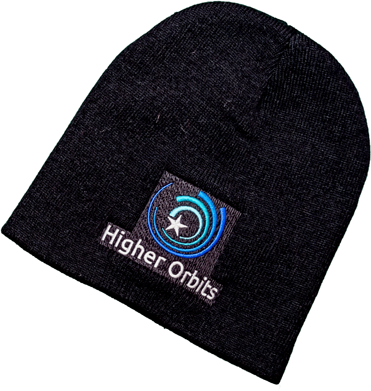 Black Beanie Higher Orbits Logo PNG