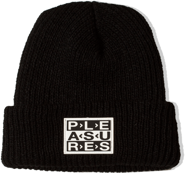 Black Beanie With Logo PNG