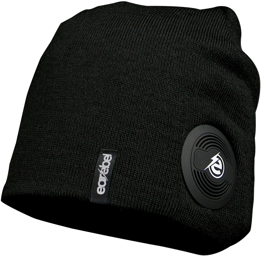 Black Beaniewith Logo PNG
