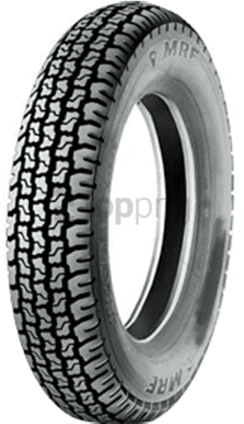 Black Bike Tyre Side View PNG