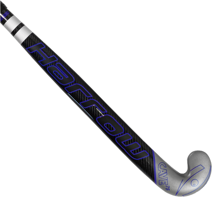 Black Blue Hockey Stick PNG