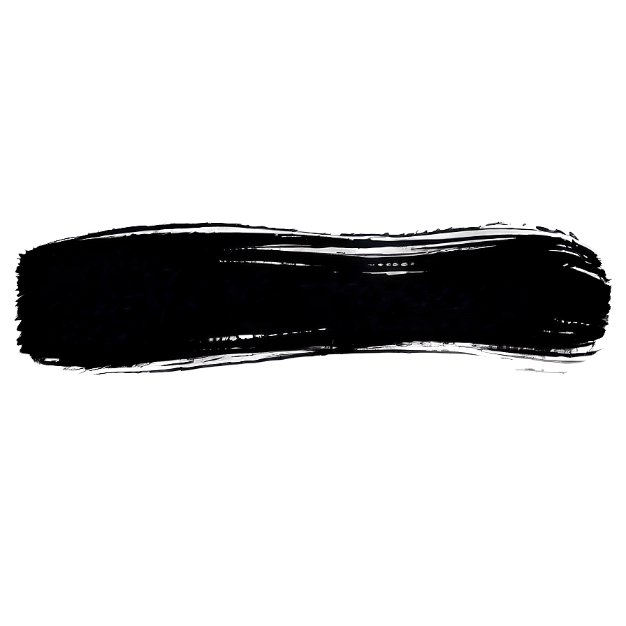 Black Blur Brush Stroke Png 06252024 PNG