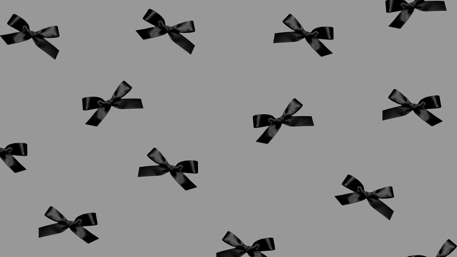Black Bow Pattern Design Wallpaper