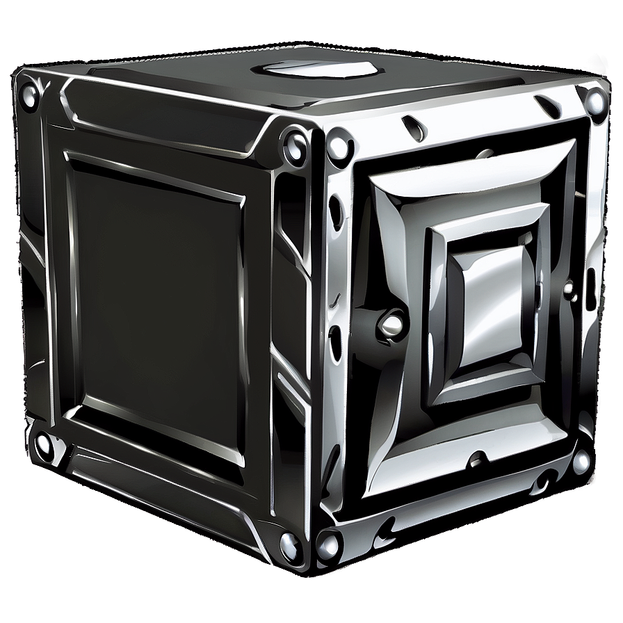 Black Box Clipart Png 05252024 PNG