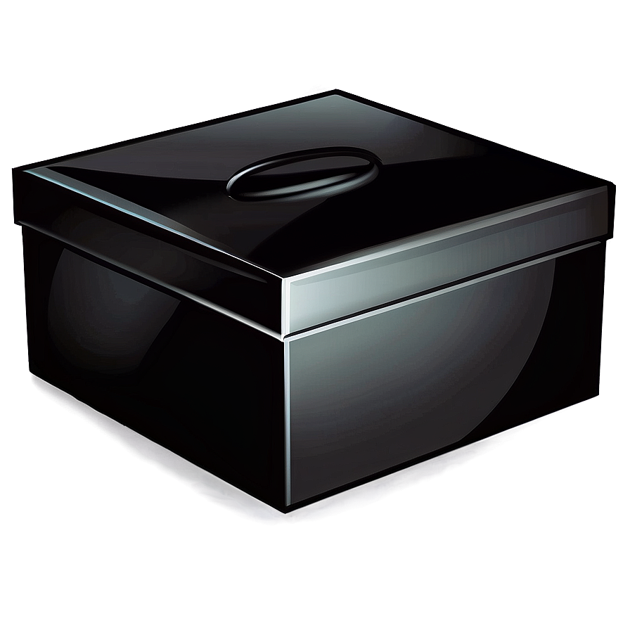 Black Box Clipart Png 05252024 PNG