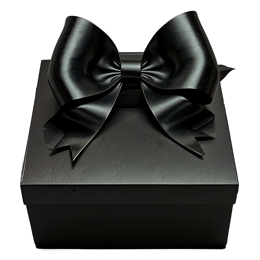 Black Box With Bow Png 05252024 PNG