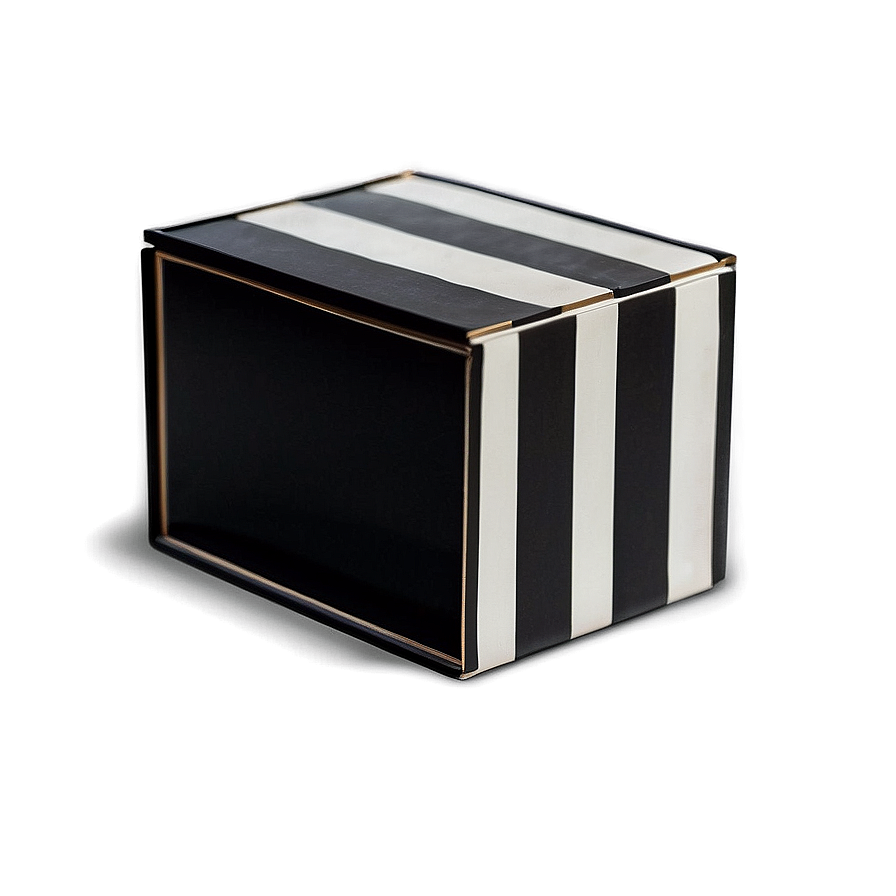 Black Box With Stripes Png Qis PNG