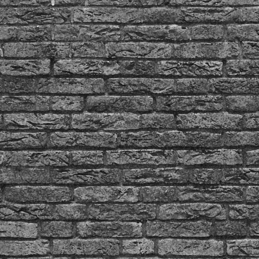 Trendy Black Brick Wall