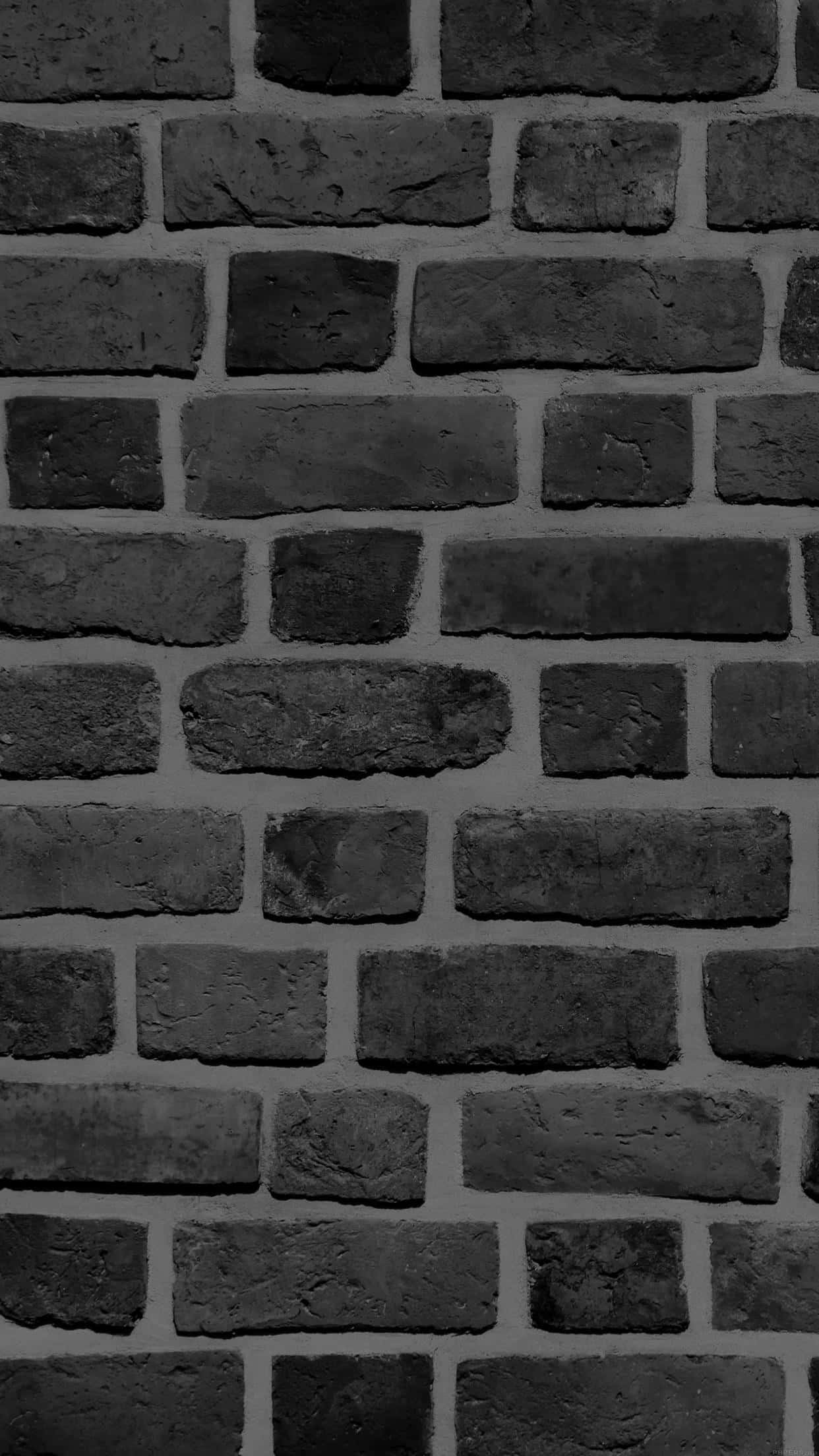 Classic Black Brick Background