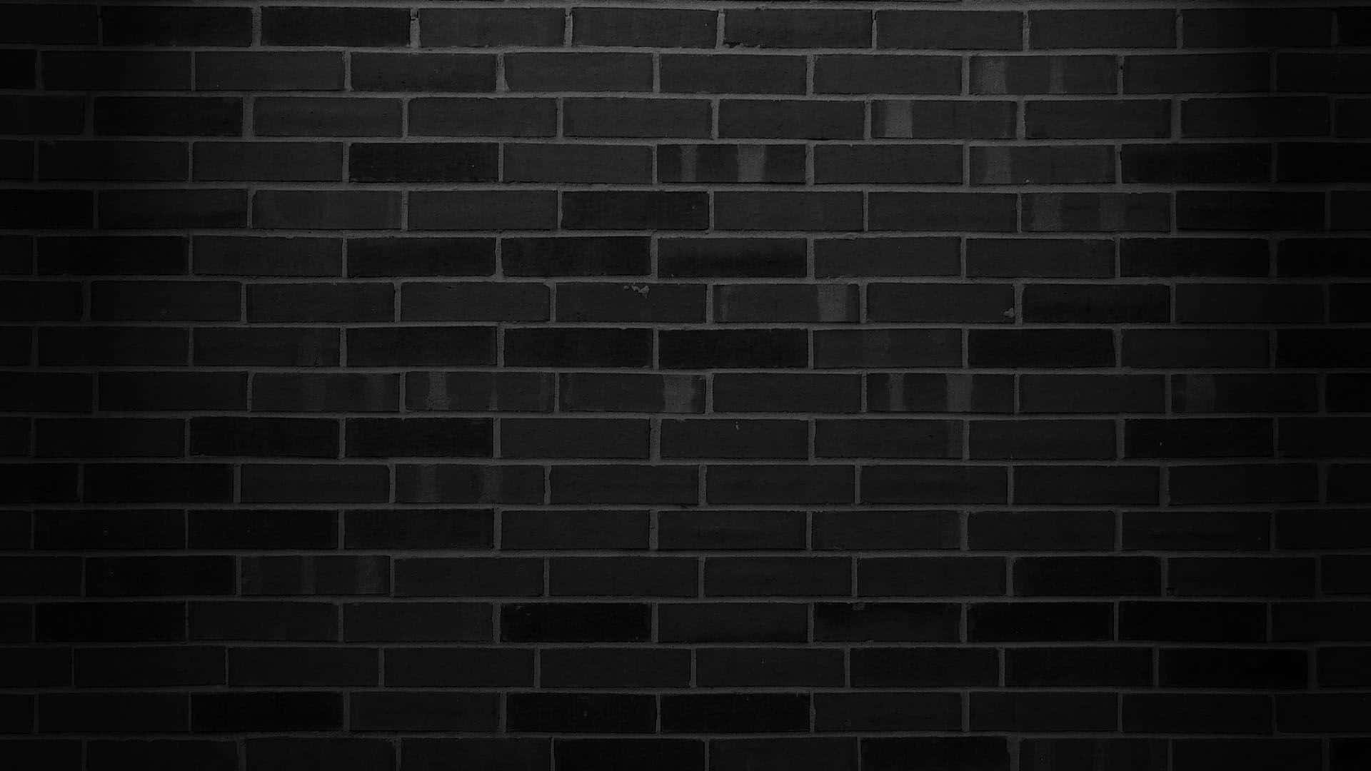 Simple Yet Beautiful Black Brick Wall Background