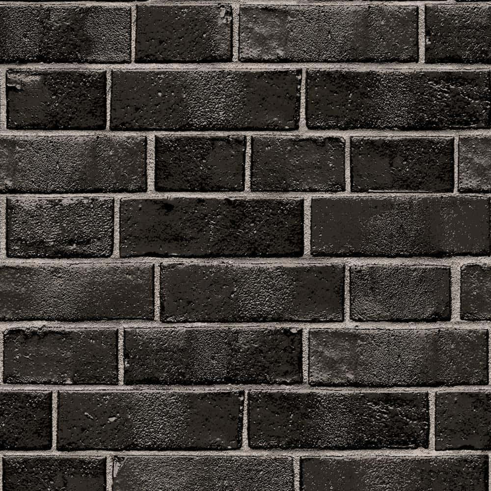 A Black Brick Wall With A White Background