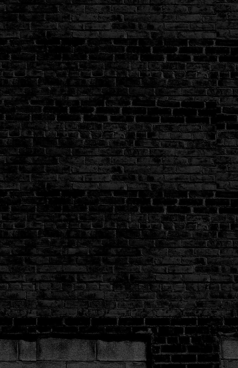 Stunning Black Brick Wall